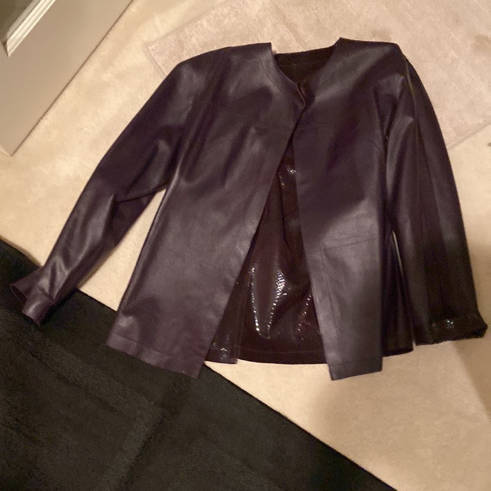 Reversible Leather Jacket - image 7